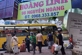 “Vỏ bọc” xe hợp đồng chạy tuyến cố định của Công ty An Hoàng Linh