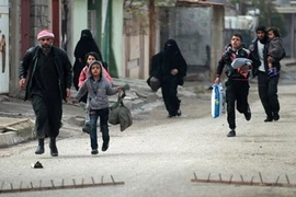 Hình ảnh dân thường Iraq tháo chạy khỏi chảo lửa Mosul