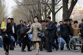 Chùm ảnh Triều Tiên tưng bừng chuẩn bị cho ngày lễ lớn