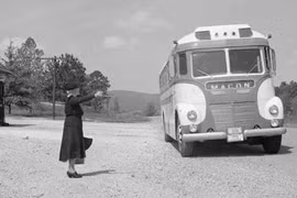 Tò mò xem dân Mỹ đi xe khách hồi thập niên 1940