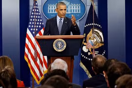 Tổng thống Mỹ Obama họp báo Nhà Trắng lần cuối