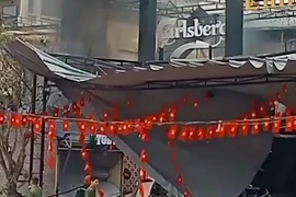 Sau vụ nổ khí gas ở nhà hàng bia, 3 người bị thương