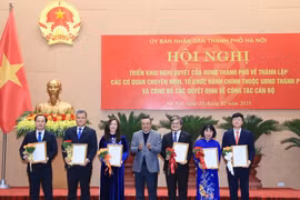 Các giám đốc Sở mới của Hà Nội sau sáp nhập, tinh gọn