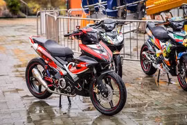 Bản độ Exciter 150 Duka Family “hàng độc” của biker Sài Gòn