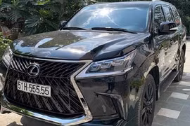Cận cảnh Lexus LX570 tiền tỷ, biển “ngũ quý 5" tại Sài Gòn