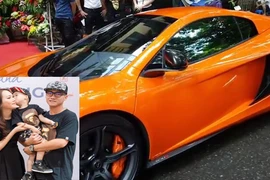 Cả phố "xôn xao" xem chồng Ngọc Thạch lái siêu xe 16 tỷ 