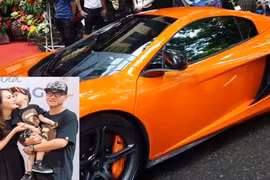 Cả phố "xôn xao" xem chồng Ngọc Thạch lái siêu xe 16 tỷ 