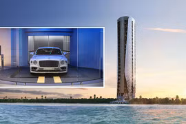 Tòa nhà Bentley có thể đưa ôtô lên tận cửa căn hộ 98 tỷ đồng