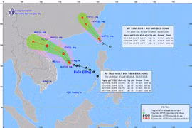 Áp thấp nhiệt đới di chuyển theo hướng Tây Bắc, có khả năng thành bão