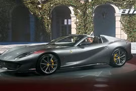 Siêu xe Ferrari 812 GTS V12 mạnh hơn Aventador SVJ Roadster