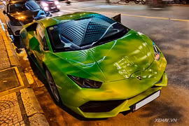 Cận cảnh siêu Lamborghini Huracan tiền tỷ của thiếu gia Phan Thành
