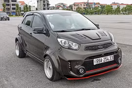 Dân chơi Bắc Ninh chi 100 triệu đồng độ thân rộng Kia Morning 