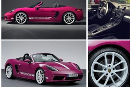 Porsche 718 Boxster Style Edition màu hường khiến chị em “rụng trứng“
