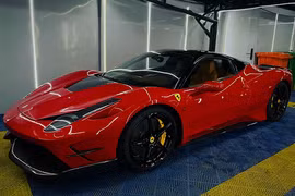 Ferrari 458 Italia Misha Designs của Tống Đông Khuê lộ diện sau sự cố "bốc khói"