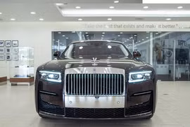 Cận cảnh xe siêu sang Rolls-Royce Ghost 2021 