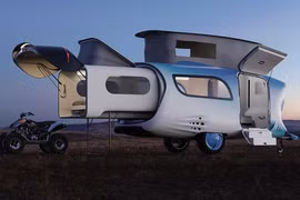 Whale Trailer Cabin - ngôi "nhà di động" lấy cảm hứng từ cá voi