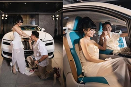 Minh Nhựa khoe Rolls-Royce Spectre điện giá 25 tỷ tặng cho... “nóc nhà“