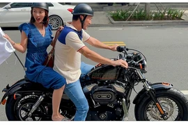 Chiếc Harley-Davidson 48 hơn nửa tỷ đồng - Thu Trang tặng Tiến Luật