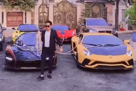 Đại gia thẩm mỹ Sài Gòn kéo dàn siêu xe 200 tỷ... đi khoe 