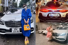 "Soi" cặp xe ôtô tiền tỷ, biển đẹp của cô gái 9X miền Tây