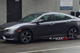 Honda Civic thế hệ mới lộ diện trước ngày ra mắt 