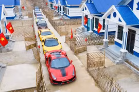 Dàn siêu xe trăm tỷ của Hoàng Kim Khánh xuất hiện ở Cao Bằng