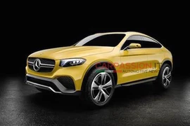 Mercedes GLC Coupe Concept lộ loạt hình cực nóng