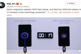 Công nghệ sạc siêu nhanh Xiaomi đã sẵn sàng thương mại hóa