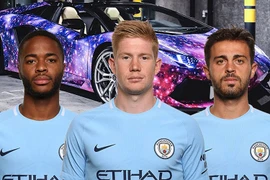 Cận cảnh dàn xe khủng của các sao ManCity vừa vô địch ngoại hạng Anh 
