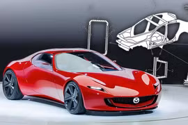 Mazda đang nghiên cứu khung gầm bằng sợi carbon đầu tiên 