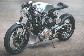 Xế độ Yamaha XV1000 phong cách “quả cầu lửa” cực chất