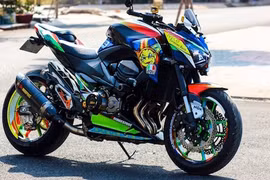 Kawasaki Z800 của biker Việt “ngầu” với phong cách Rossi 46