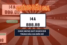Đại gia Việt chi 8,68 tỷ đồng, tậu biển số 14A-888.88 