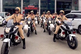 Dàn xe ôtô, môtô PKL "đặc chủng" phục vụ Đại hội Đảng