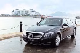 Cặp đôi Mercedes S-Class cập bến Vinpearl Hạ Long Bay