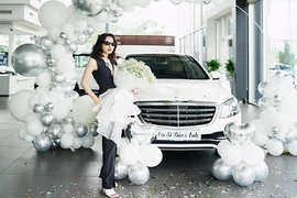 Cận cảnh xe sang Mercedes hơn 4,9 tỷ của ca sĩ Bảo Anh 