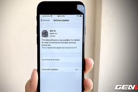 iOS 13: Khắc phục lỗi không thể cài đặt bản cập nhật