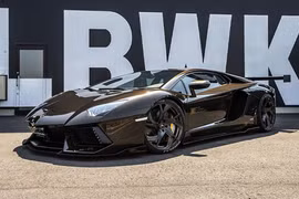Ngắm siêu phẩm Lamborghini Aventador Liberty Walk màu nâu