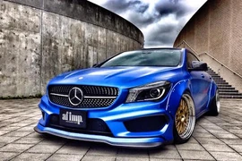 Mercedes CLA độ widebody “khủng” của dân chơi Nhật