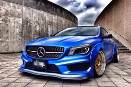 Mercedes CLA độ widebody “khủng” của dân chơi Nhật
