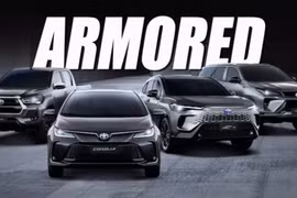 Xem ô tô bình dân được bọc thép của Toyota 