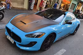"Soi" xe sang thể thao Maserati Granturismo tiền tỷ ở Sài Gòn