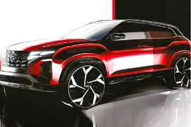 SUV cỡ B Hyundai Creta 2022 lần đầu lộ diện 