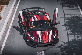 Lamborghini Aventador Duke Dynamics thay áo “cực cháy” ở Sài Gòn