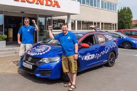 Honda Civic lập kỷ lục Thế giới về tiết kiệm nhiên liệu