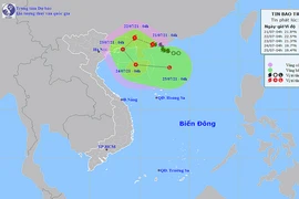 Bão số 3 gây mưa to cục bộ ở Bắc Bộ và Trung Bộ