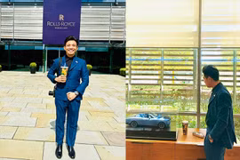 Minh Nhựa xem mắt Spectre siêu sang tại đại bản doanh Rolls-Royce