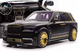 Ngắm SUV siêu sang Rolls-Royce Cullinan dát vàng độc nhất vô nhị