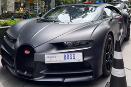 Bugatti Chiron Sport 110 Ans hơn 116 tỷ đồng biển Campuchia trên đất Thái