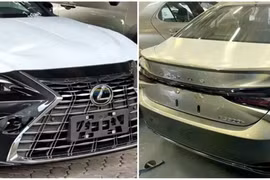 Xem Lexus ES 2025 lộ ảnh "bằng xương bằng thịt" vận chuyển về đại lý